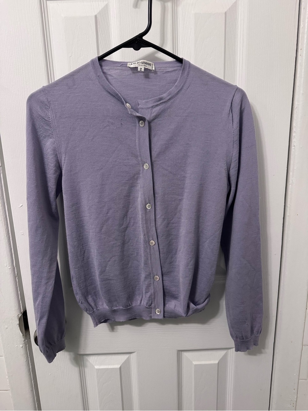 Giorgio Armani - ladies merino wool/cashmere cardigan